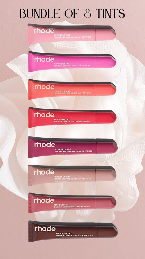 Rhode Peptides Lip Tints (Pack of 8) All Shades