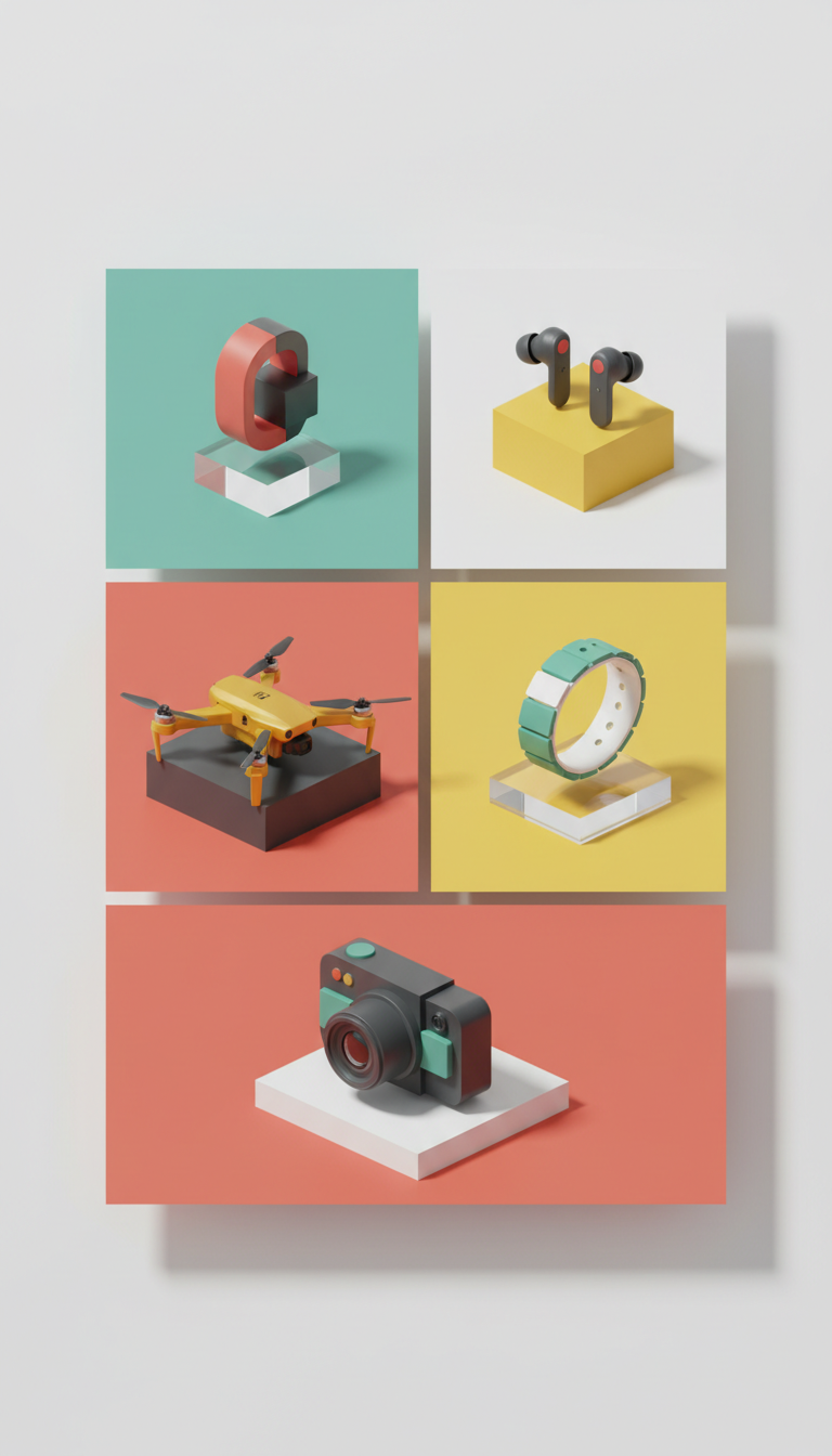 Drag-and-drop product listing module