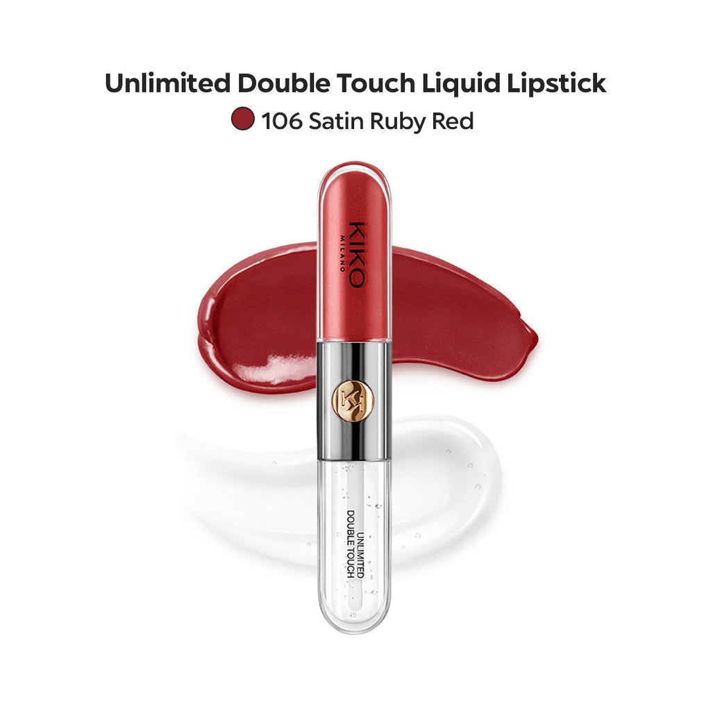Kiko Unlimited Double Touch (Lipstick + Gloss)