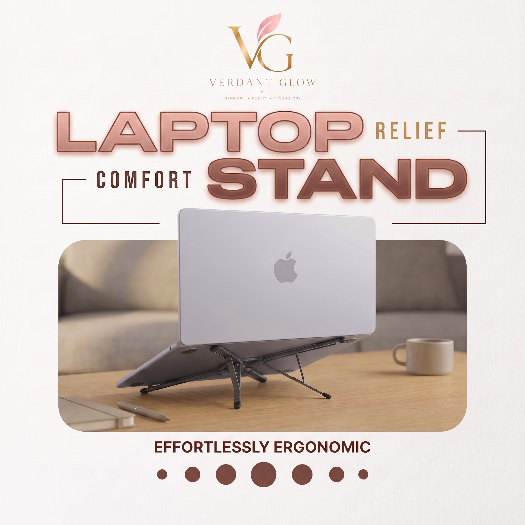 3-in-1 Adjustable Device Stand™ |Compatible For Laptop, Tablet & Phone Stand