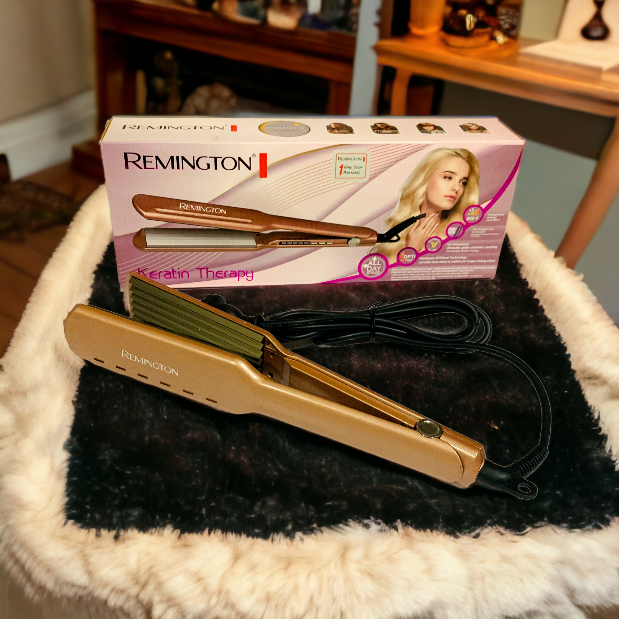 Remington Professional Keratin Therapy Hair Crimper 950° Heat