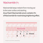 ANUA Peach 70% Niacinamide Serum - 30 ml